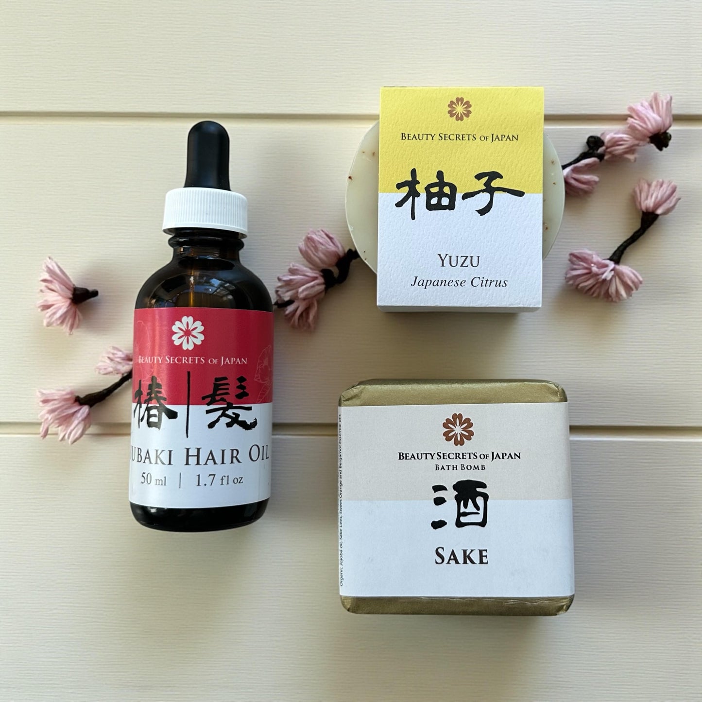 Tsubaki hair oil and spa gift set