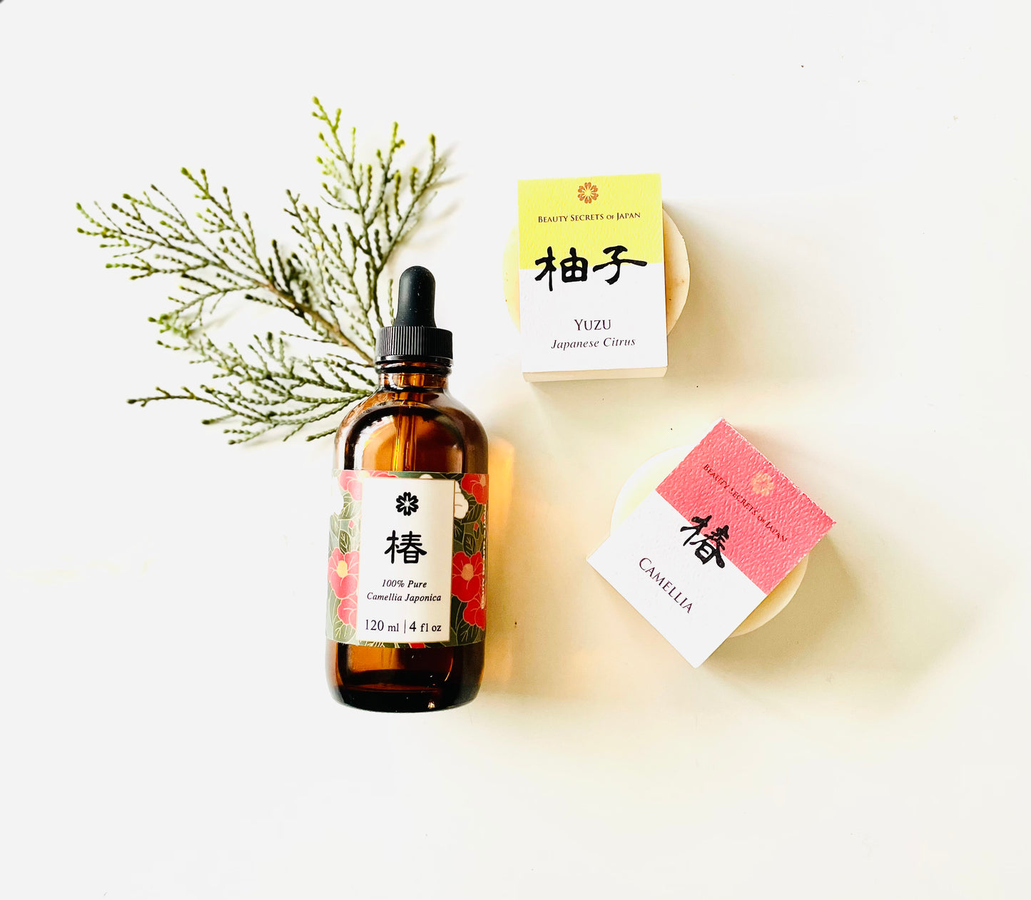 Premium Tsubaki Oil and Soaps Gift Set