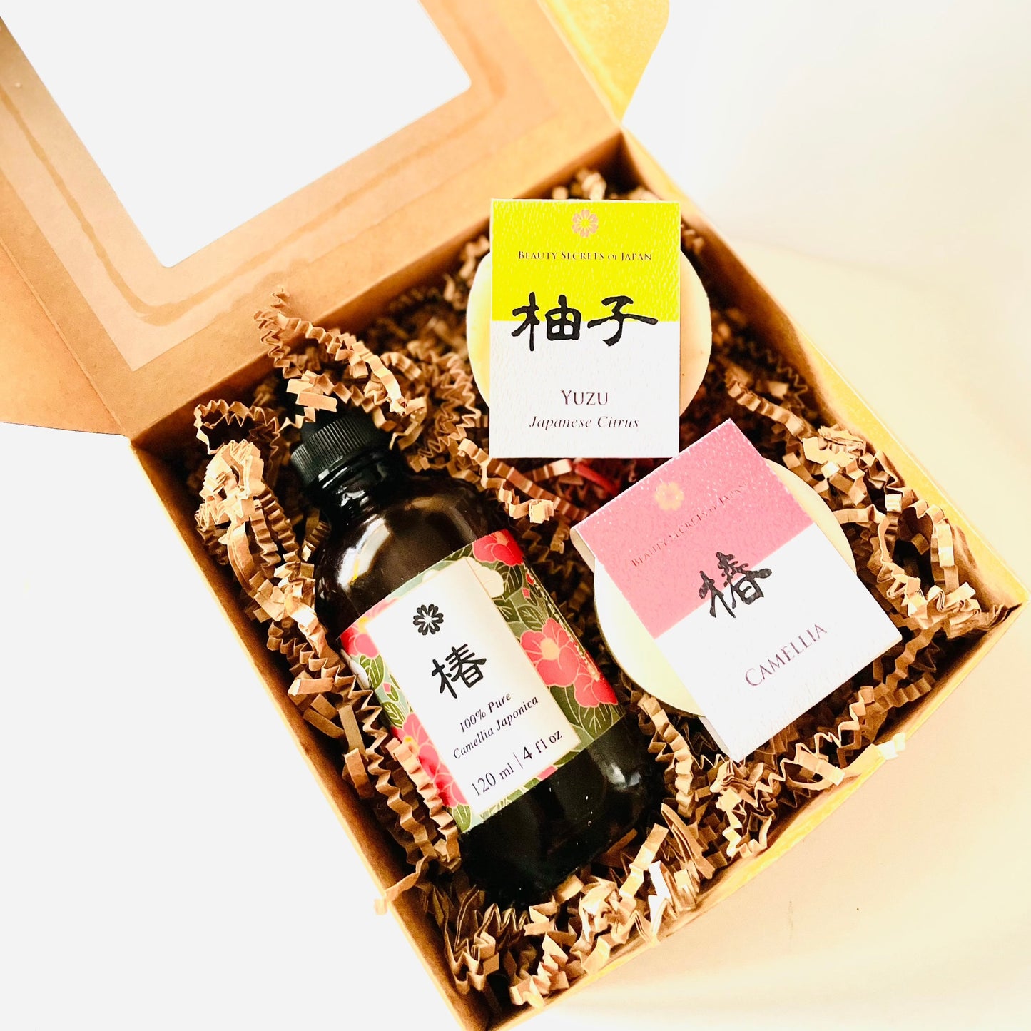Coffret cadeau huile et savons Tsubaki Premium